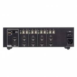 4-Port USB DisplayPort Dual Display Secure KVM Switch with CAC (PSD PP v4.0 Compliant)