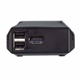2-Port 4K DisplayPort USB-C KVM Switch with Power Pass-through | Duo Flex (8K, USB 3.2