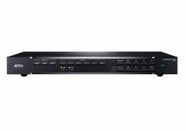 7 x 3 Seamless Presentation Matrix Switch with Scaler, Streaming, Audio Mixer, and HDBaseT