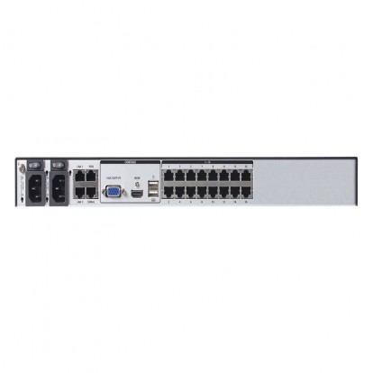 1-Local/2-Remote Access 16-Port Multi-Interface Cat 5 KVM over IP Switch